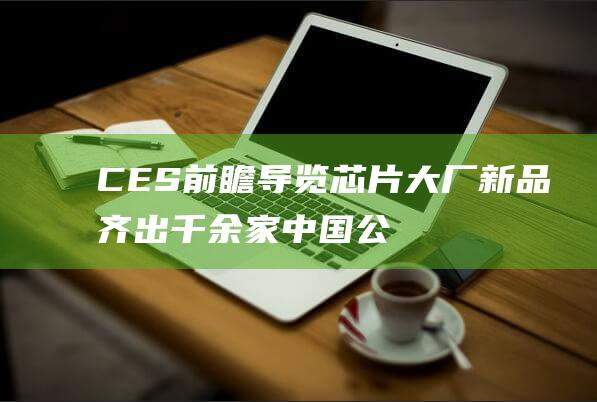 CES前瞻导览：芯片大厂新品齐出千余家中国公司亮相拉斯维加斯|显卡|英伟达|amd|黄仁勋|英特尔|知名企业