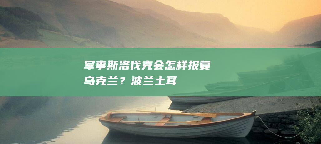 军事|斯洛伐克会怎样报复乌克兰？|波兰|土耳其|意大利