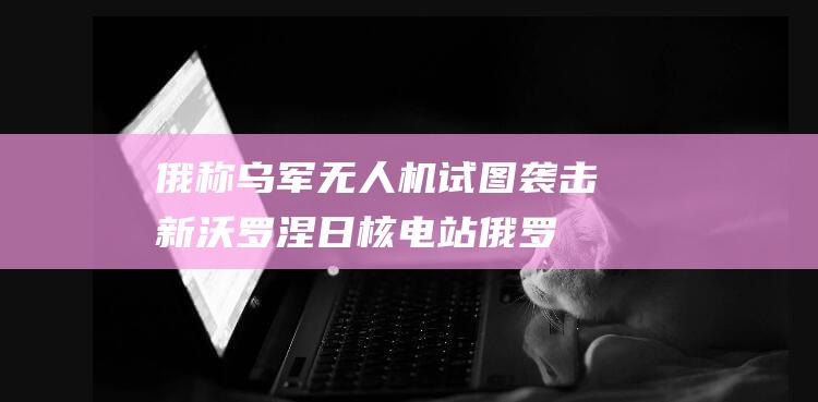 俄称乌军无人机试图袭击新沃罗涅日核电站|俄罗斯