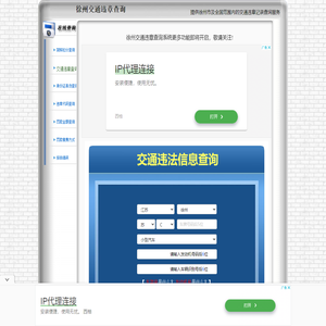 徐州交通违章查询