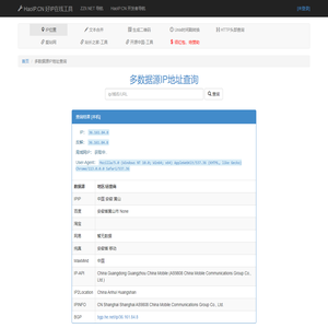 多数据源IP地址查询